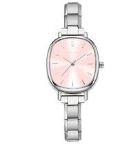 Capri Watch Silver – Pink Dial Edition