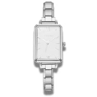 Como Watch Silver – White Dial Edition
