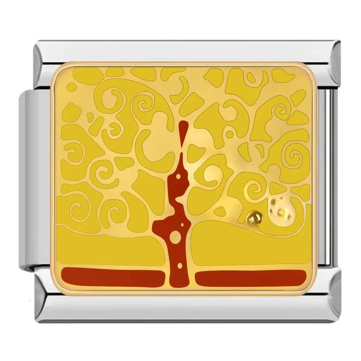 Tree of Life in Gold and Red - Charms Official