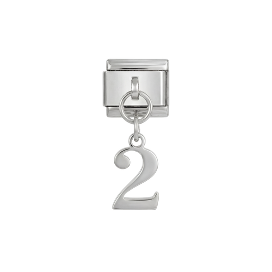 Number 2, Hanging, on Silver