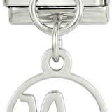 Capricorn Sign, on Silver