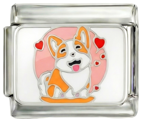 Corgi on Silver