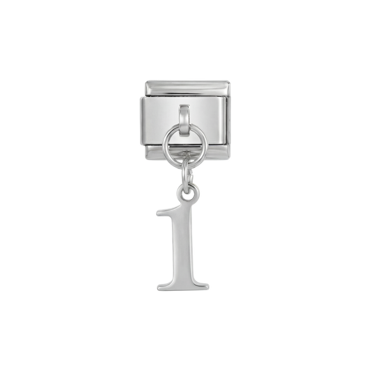 Number 1, Hanging, on Silver