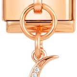 Moon with White Stones, on Rose Gold - moon-with-white-stones-on-rose-gold.png