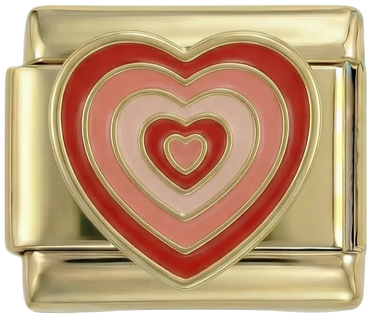 Red and Pink Hearts on Gold - red-and-pink-hearts-on-gold.png